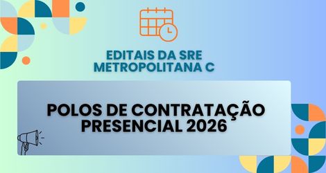 CRONOGRAMA – POLOS DE CONTRATAÇÃO PRESENCIAL 2026