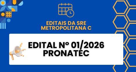 EDITAL PRONATEC N° 01/2026 – PROCESSO SELETIVO DE BOLSISTAS