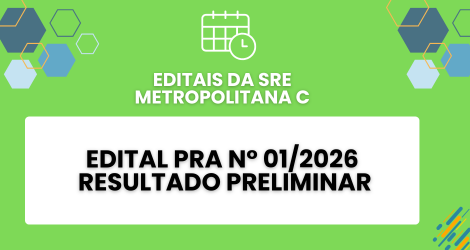 Publicação Resultado Preliminar do Edital PRA –  01/2026