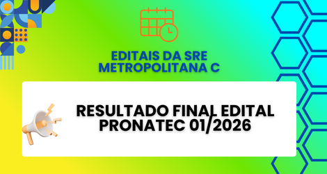 Resultado Final do Edital PRONATEC – 01/2026